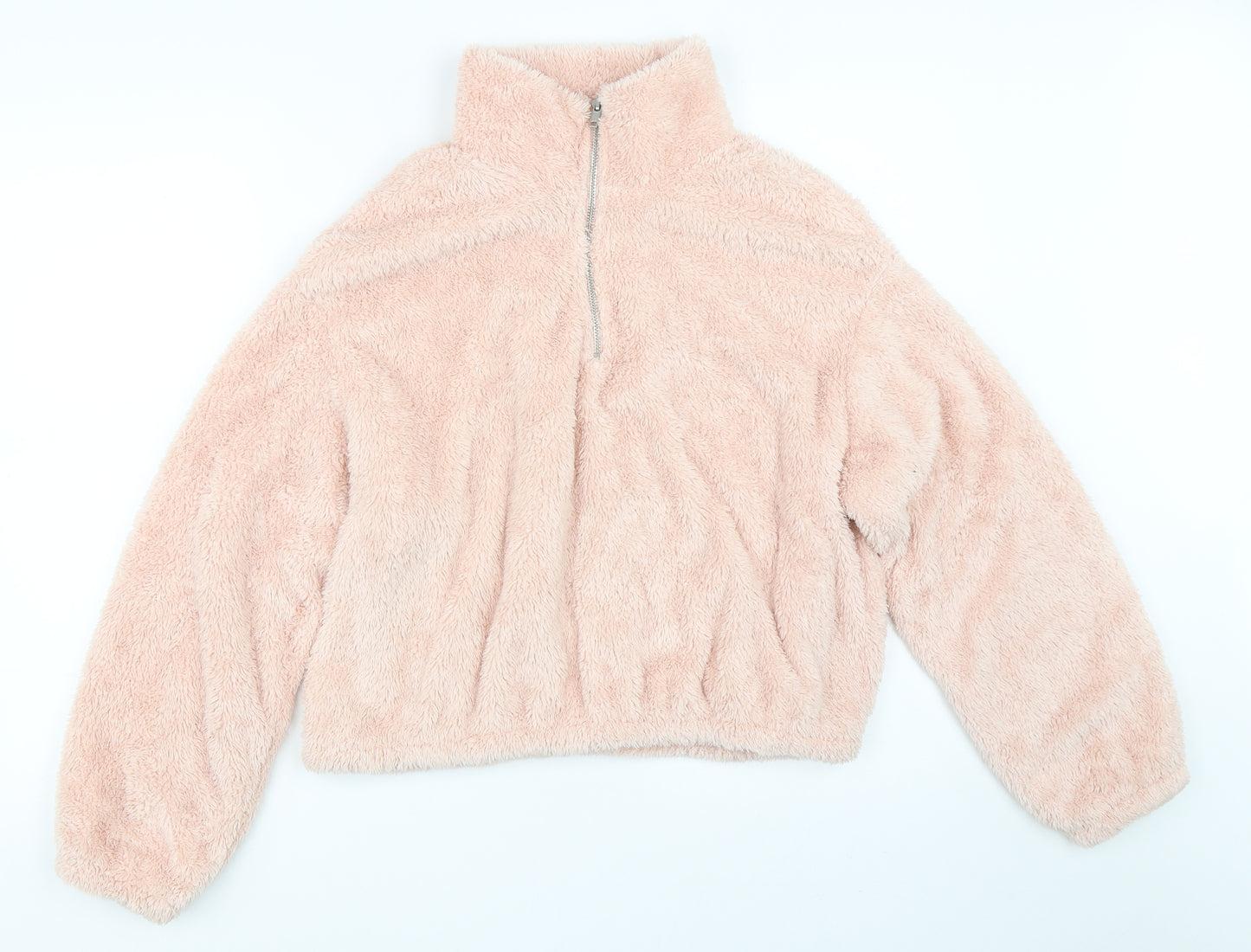 H&M Womens Pink   Pullover Sweatshirt Size S