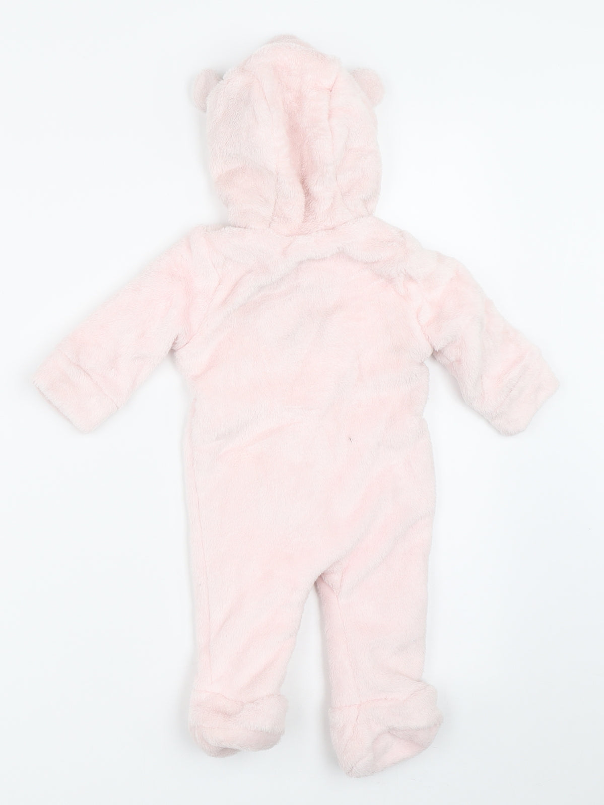 Fred & Flo Girls Pink Solid  Babydoll One Piece Size 0-3 Months