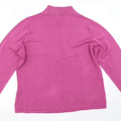 Bm Collection Womens Pink   Pullover Jumper Size L