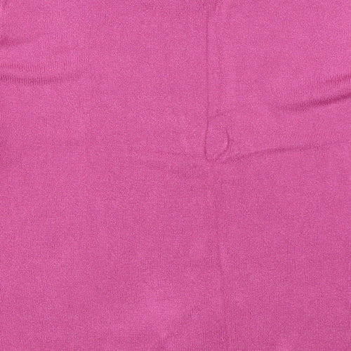 Bm Collection Womens Pink   Pullover Jumper Size L