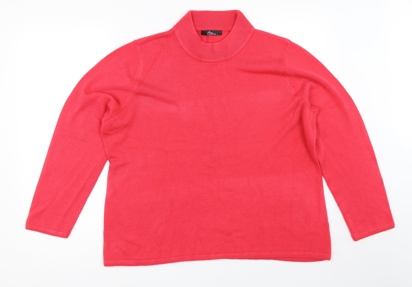 BM Womens Pink   Pullover Jumper Size L