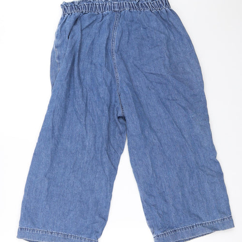 Miss Selfridge Womens Blue  Denim Cropped Jeans Size 12