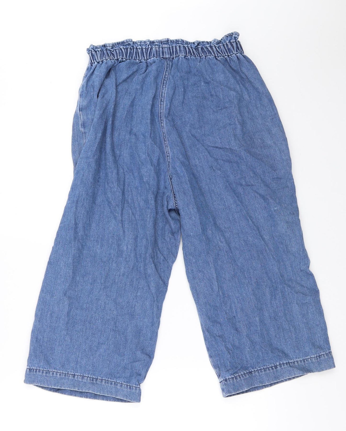 Miss Selfridge Womens Blue  Denim Cropped Jeans Size 12