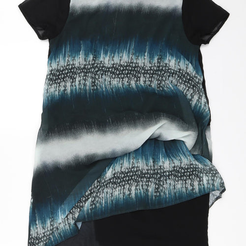 Label Lab Womens Black   Basic Blouse Size 8