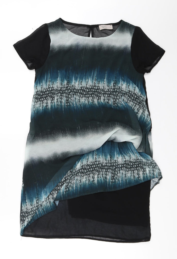 Label Lab Womens Black   Basic Blouse Size 8