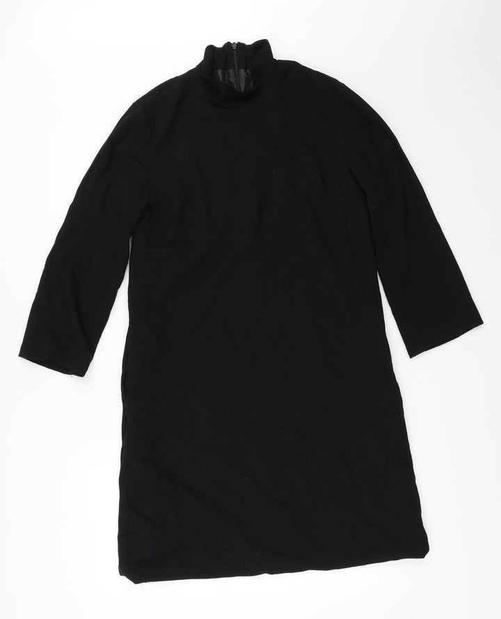 Callecia J Brown Womens Black   Shift  Size 10