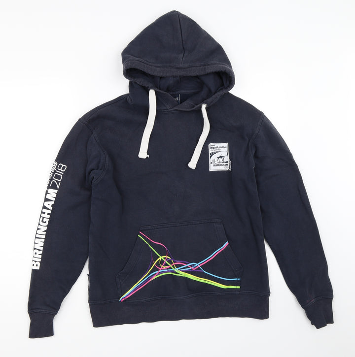 Preworn Womens Blue   Pullover Hoodie Size S  - world indoor championships 2018