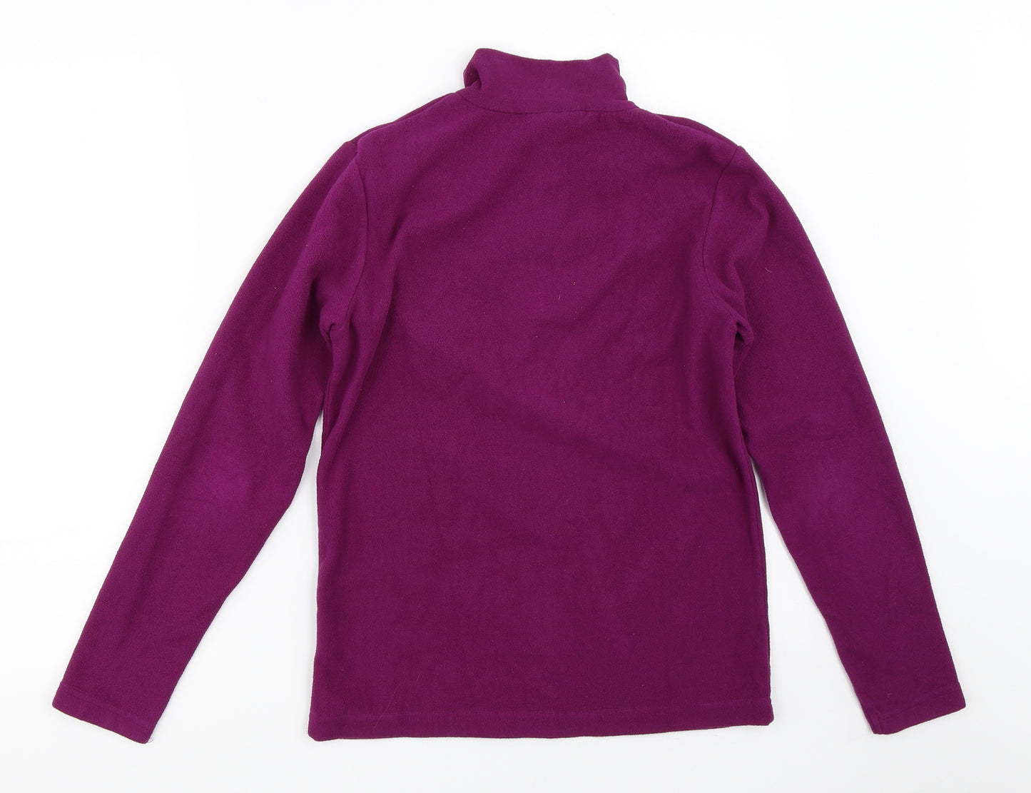 Mountain Warehouse Girls Purple  Fleece Henley Sweatshirt Size 11-12 Years