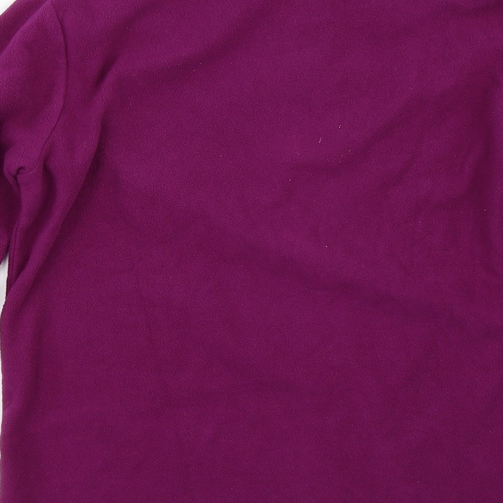 Mountain Warehouse Girls Purple  Fleece Henley Sweatshirt Size 11-12 Years
