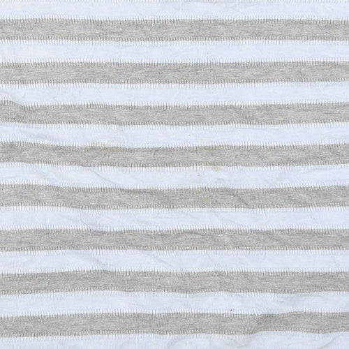 Country Casuals Womens Grey Striped  Pullover Jumper Size XL