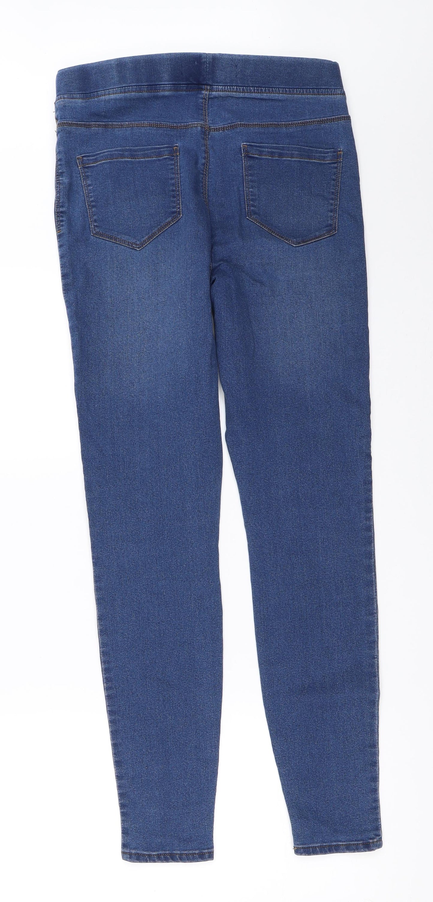 Pep&Co Womens Blue  Denim Jegging Jeans Size 10 L28.5 in