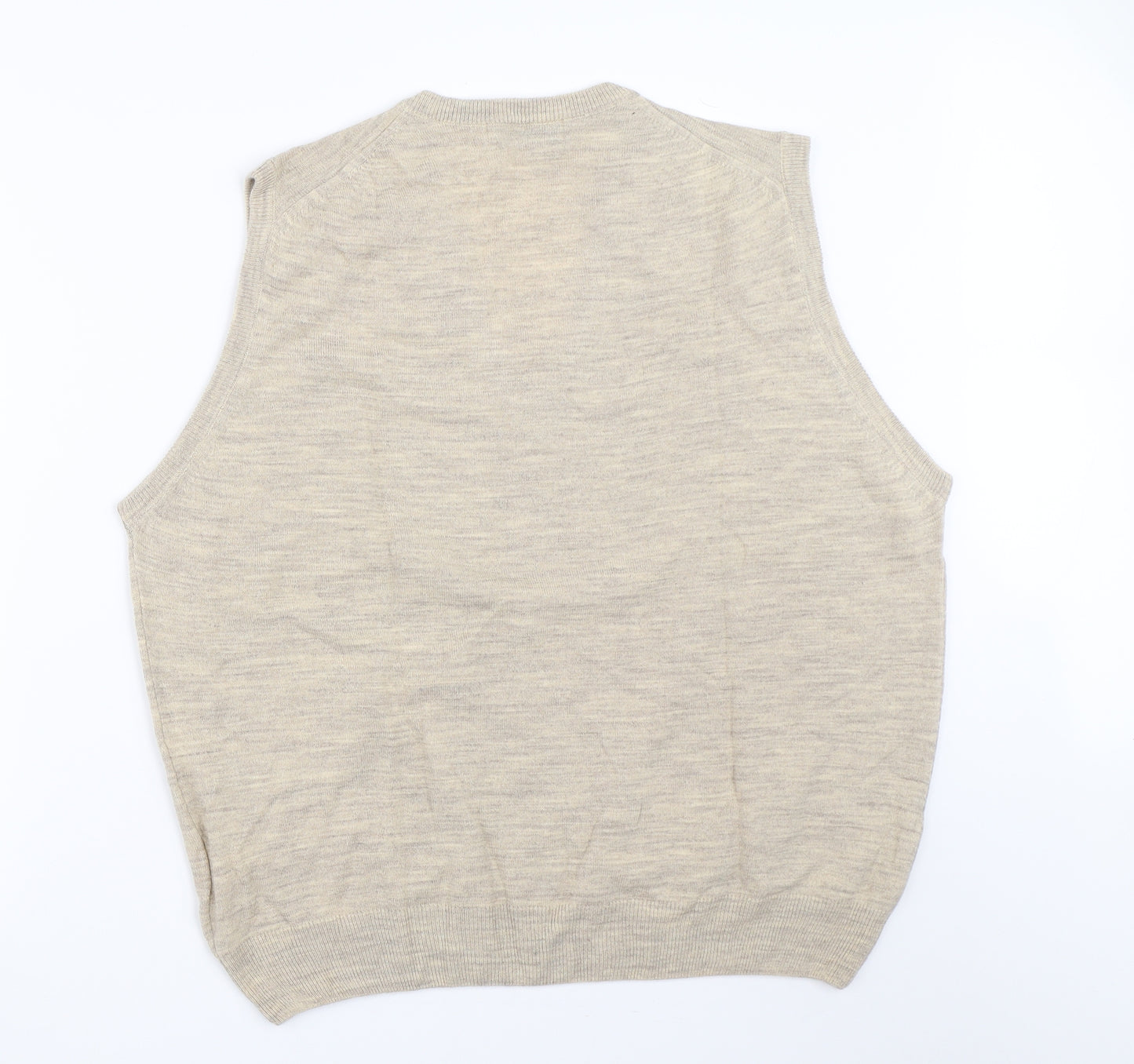 MC Casuals Mens Beige   Vest Jumper Size L
