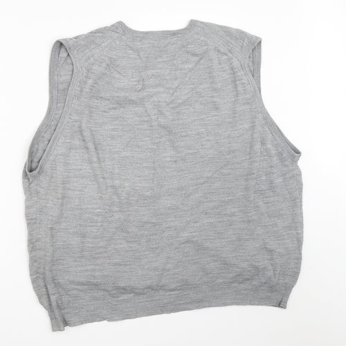 Classics Mens Grey   Vest Jumper Size L