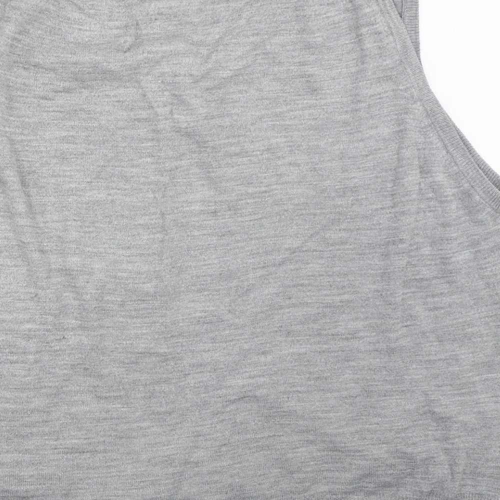 Classics Mens Grey   Vest Jumper Size L
