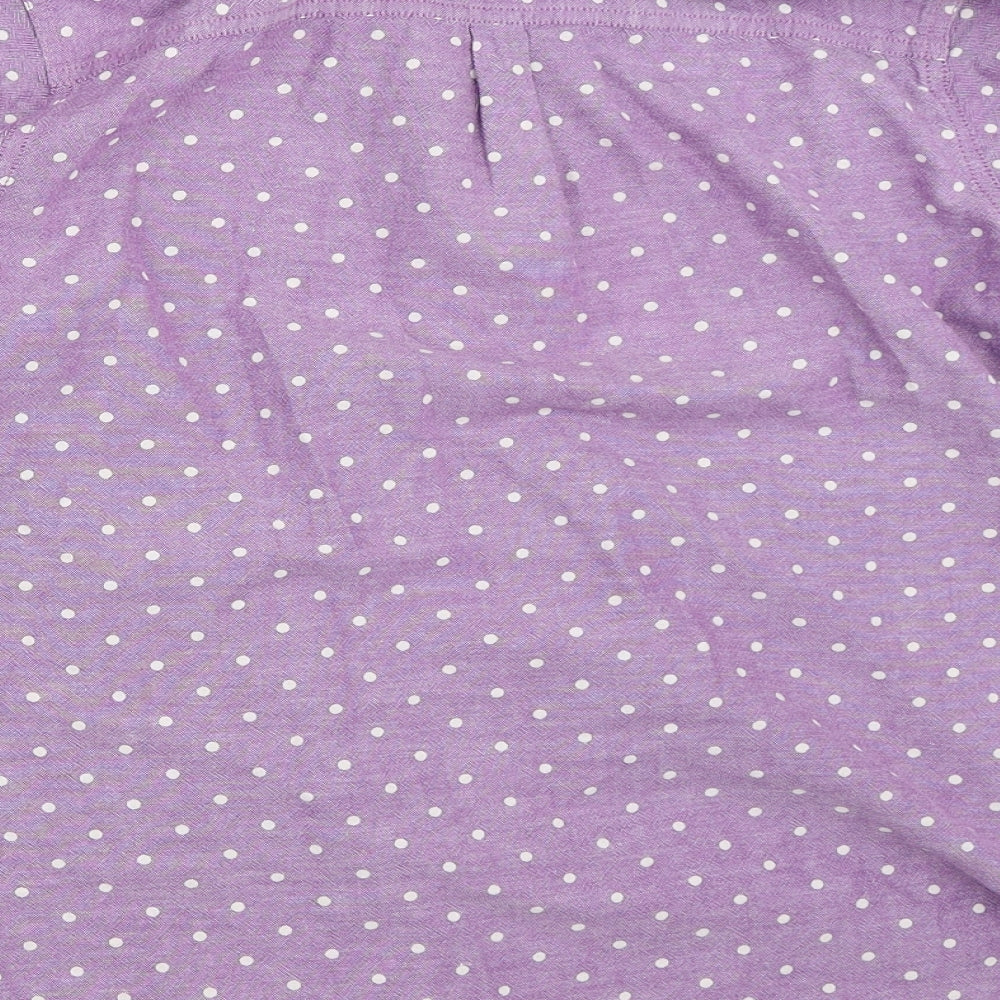 Papaya Womens Purple   Basic Button-Up Size 18