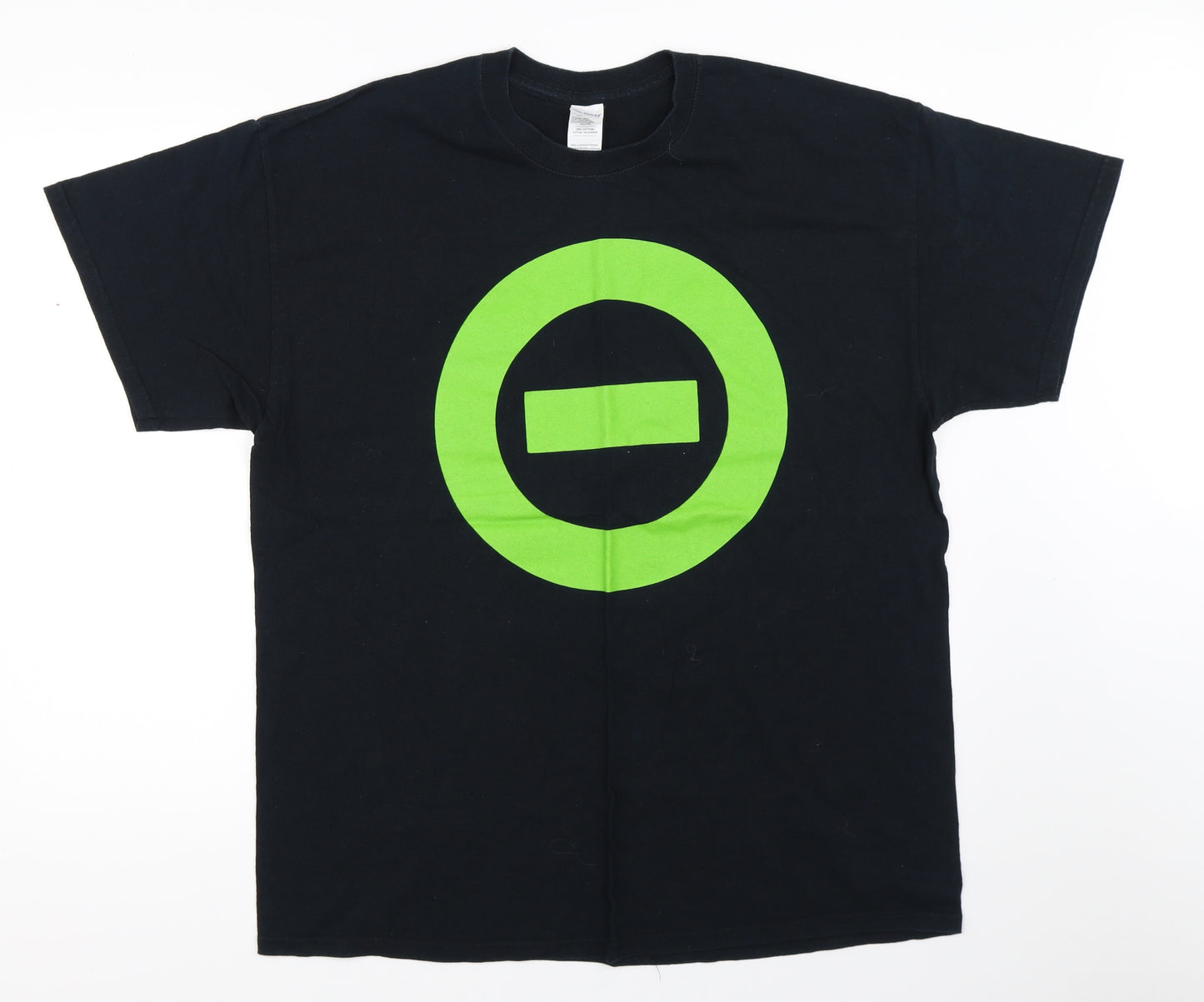 Gildan Mens Black    T-Shirt Size XL