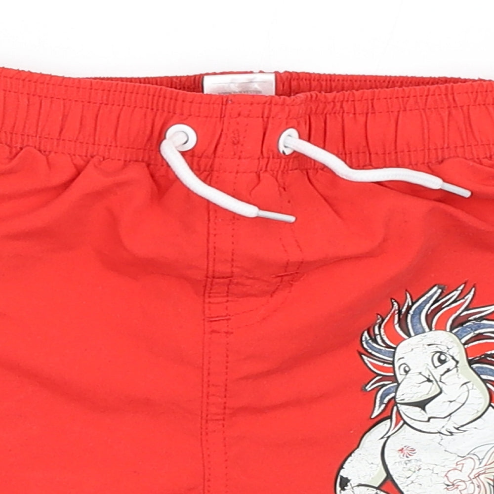 Team GB Boys Red   Bermuda Shorts Size 3-4 Years