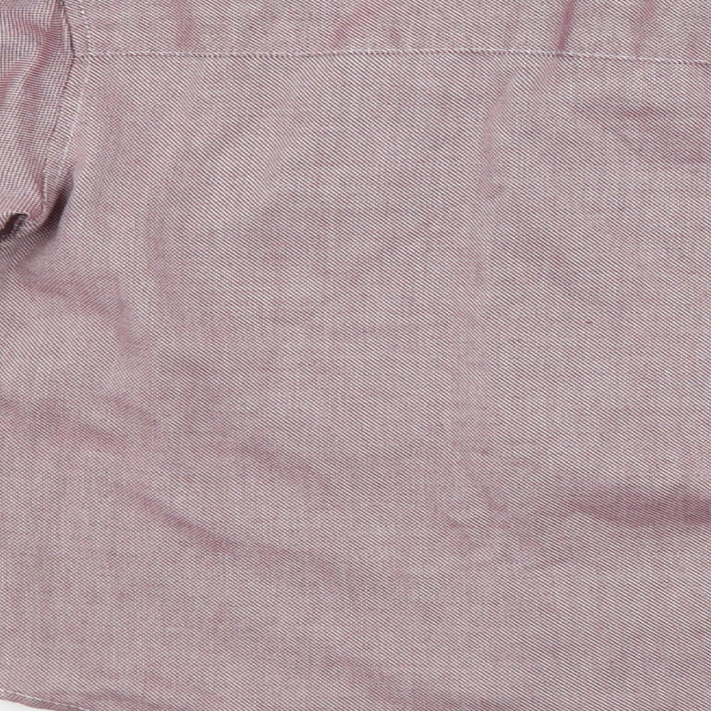 George Boys Red   Basic Button-Up Size 4-5 Years