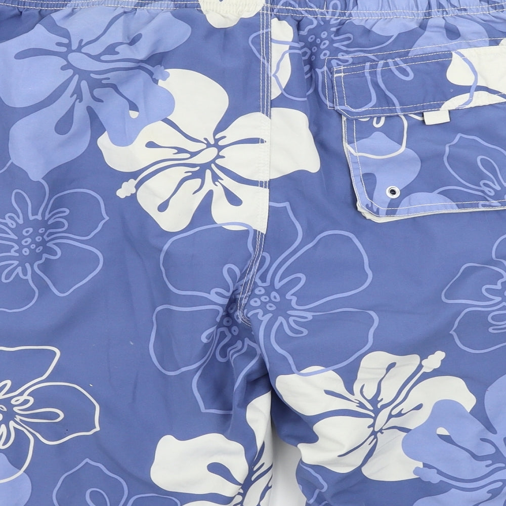 NEXT  Mens Blue Floral  Bermuda Shorts Size XL