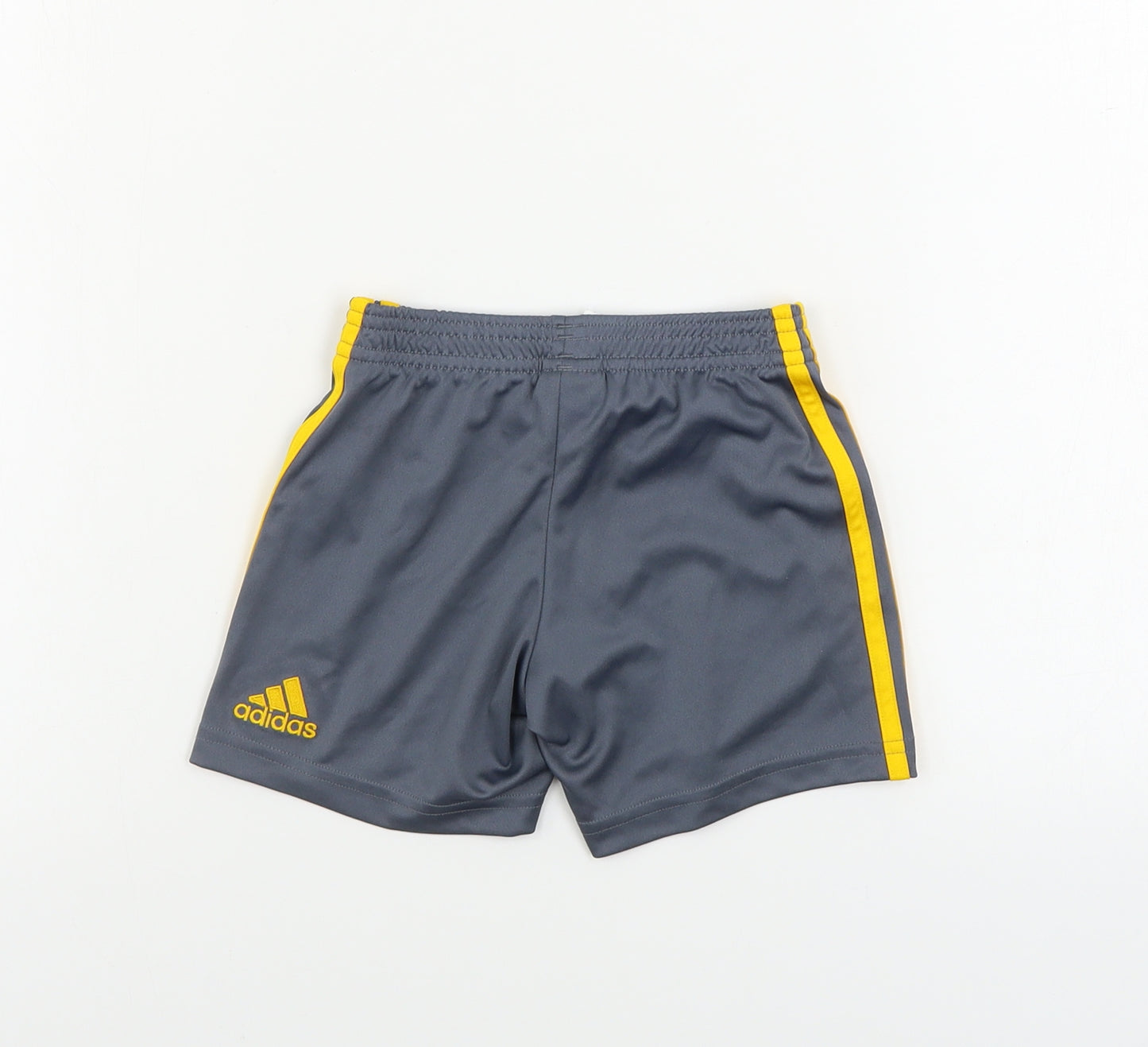 adidas Boys Grey   Sweat Shorts Size 3-4 Years