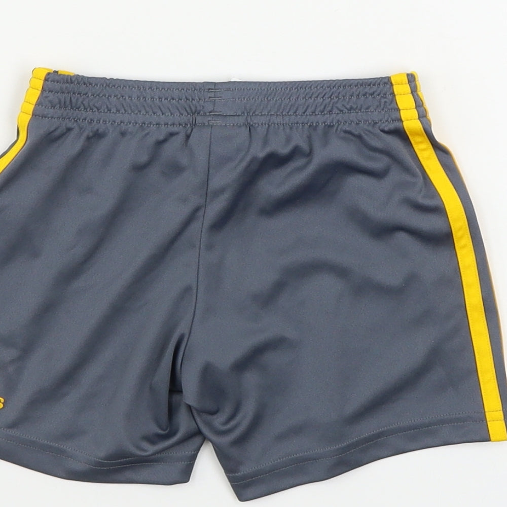 adidas Boys Grey   Sweat Shorts Size 3-4 Years