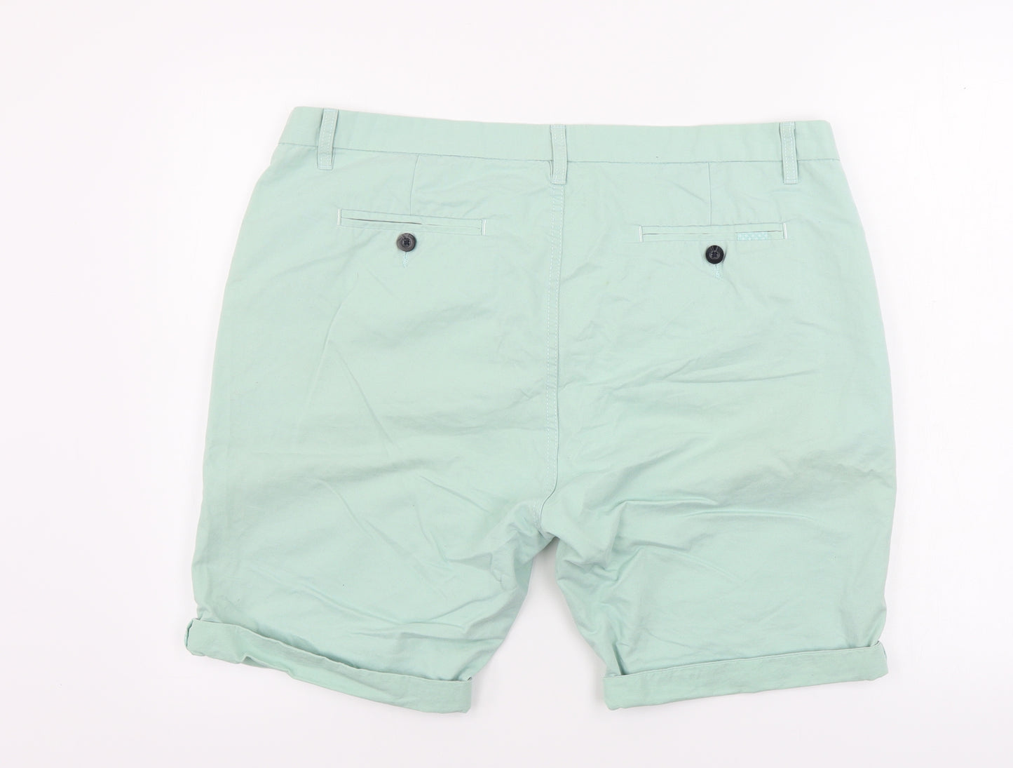 Primark  Mens Green   Chino Shorts Size 40 in