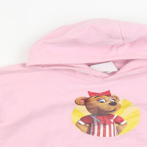 bonnie Girls Pink   Pullover Hoodie Size 5-6 Years