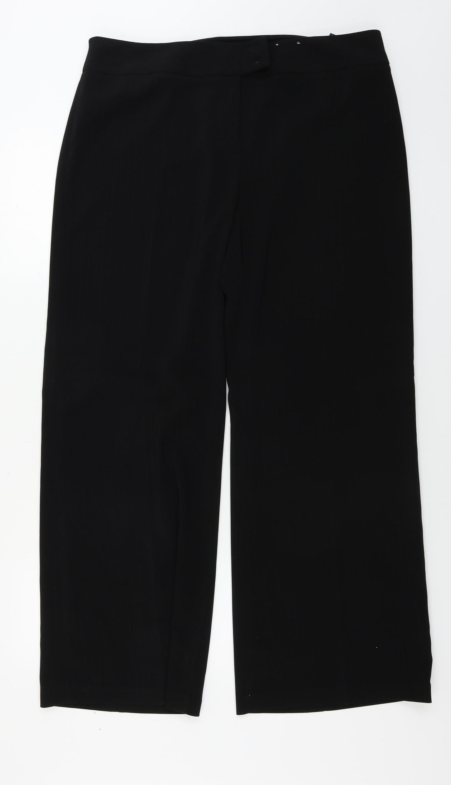 TU Womens Black   Trousers  Size 16 L29 in