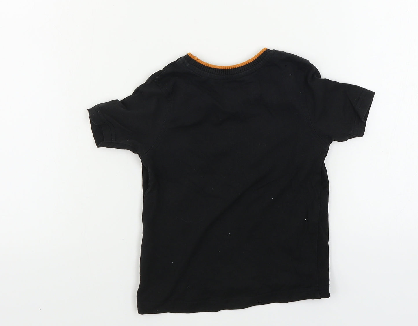 George  Boys Black   Basic T-Shirt Size 2-3 Years