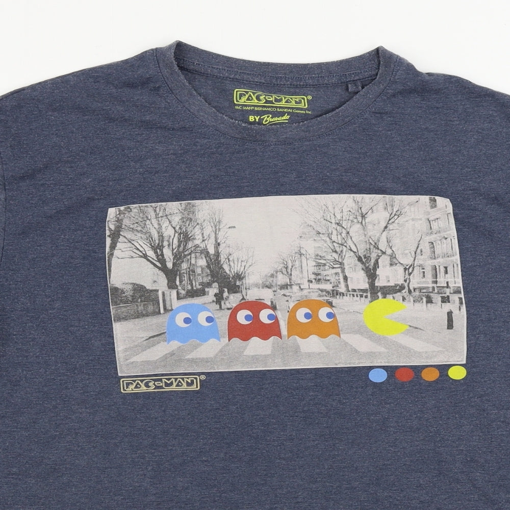 TU Mens Blue    T-Shirt Size L
