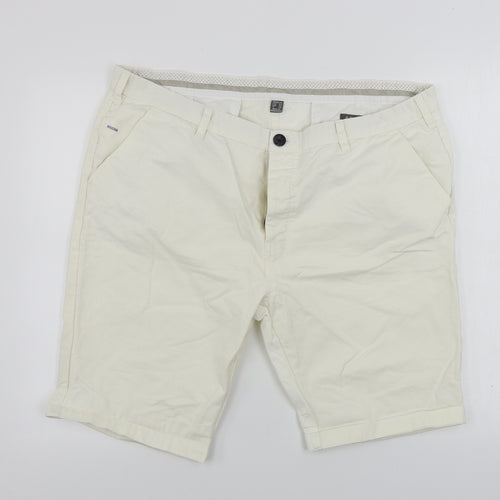 Primark  Mens White   Chino Shorts Size 40 in