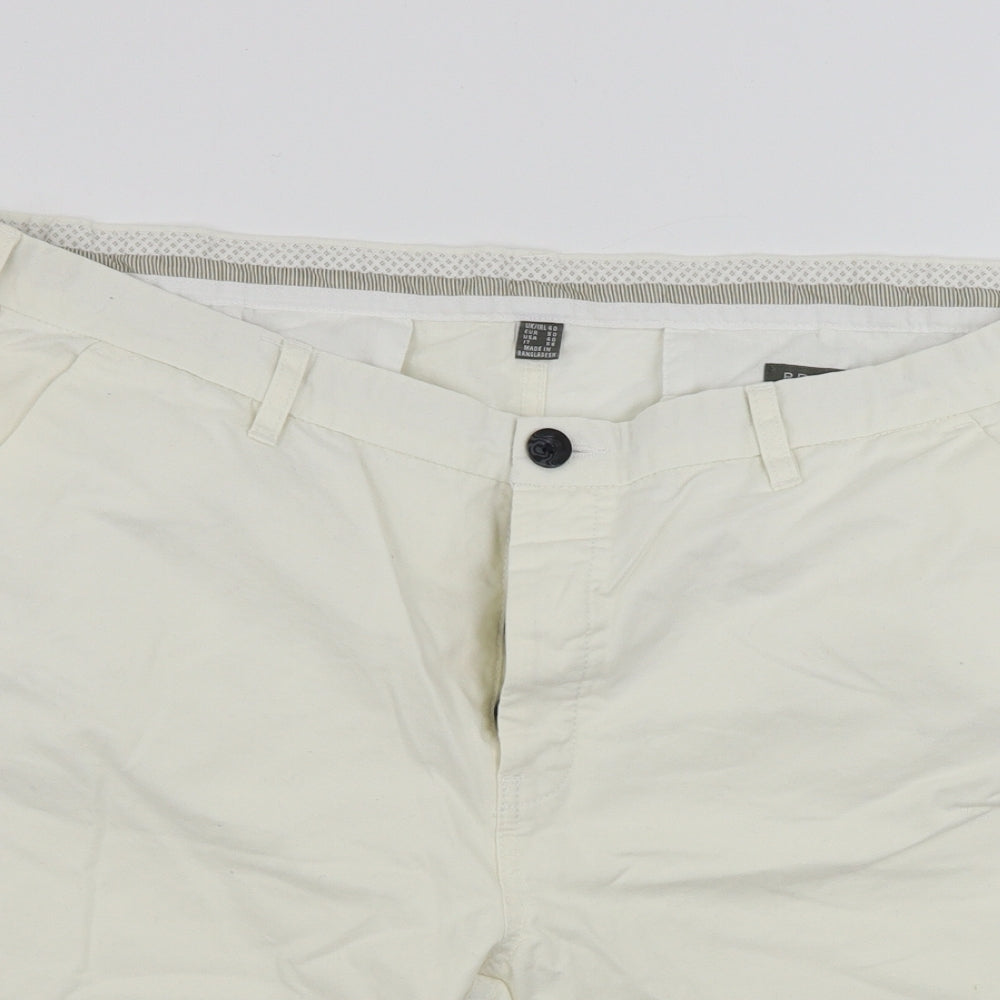 Primark  Mens White   Chino Shorts Size 40 in