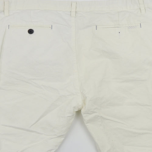 Primark  Mens White   Chino Shorts Size 40 in