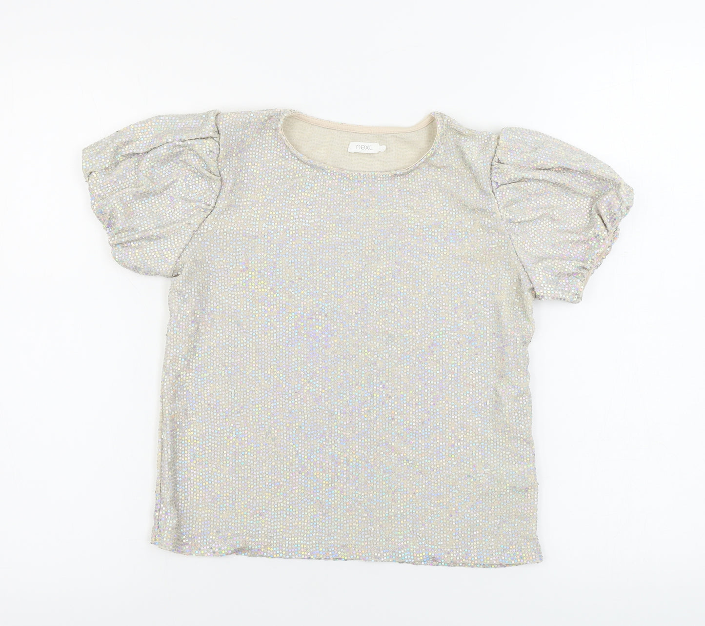 NEXT  Girls Beige   Basic T-Shirt Size 11 Years