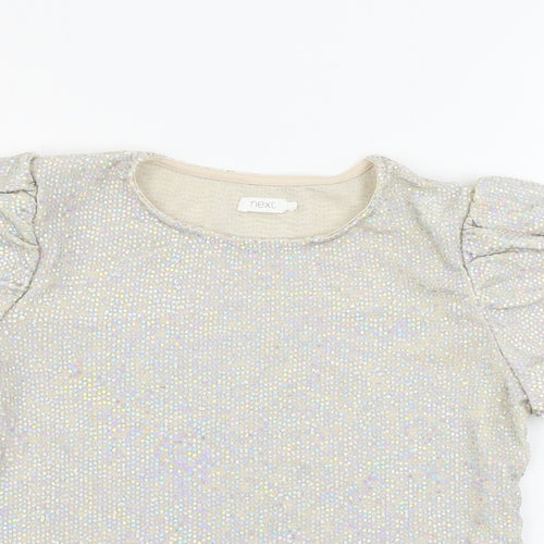 NEXT  Girls Beige   Basic T-Shirt Size 11 Years