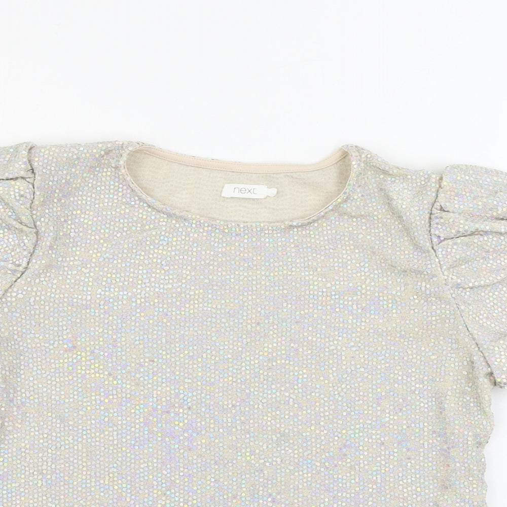NEXT  Girls Beige   Basic T-Shirt Size 11 Years