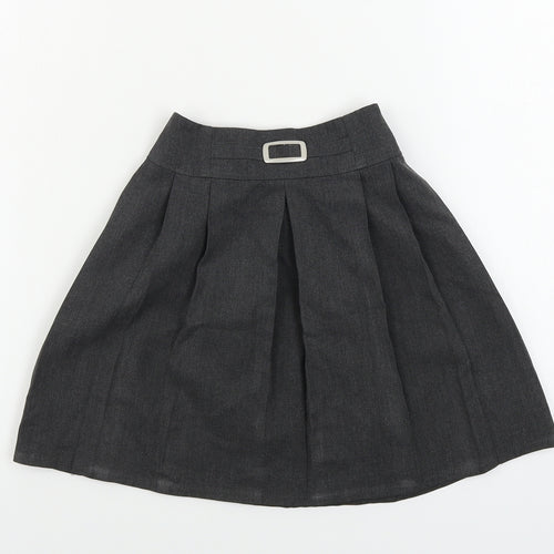 Marks and Spencer  Girls Grey   A-Line Skirt Size 8-9 Years