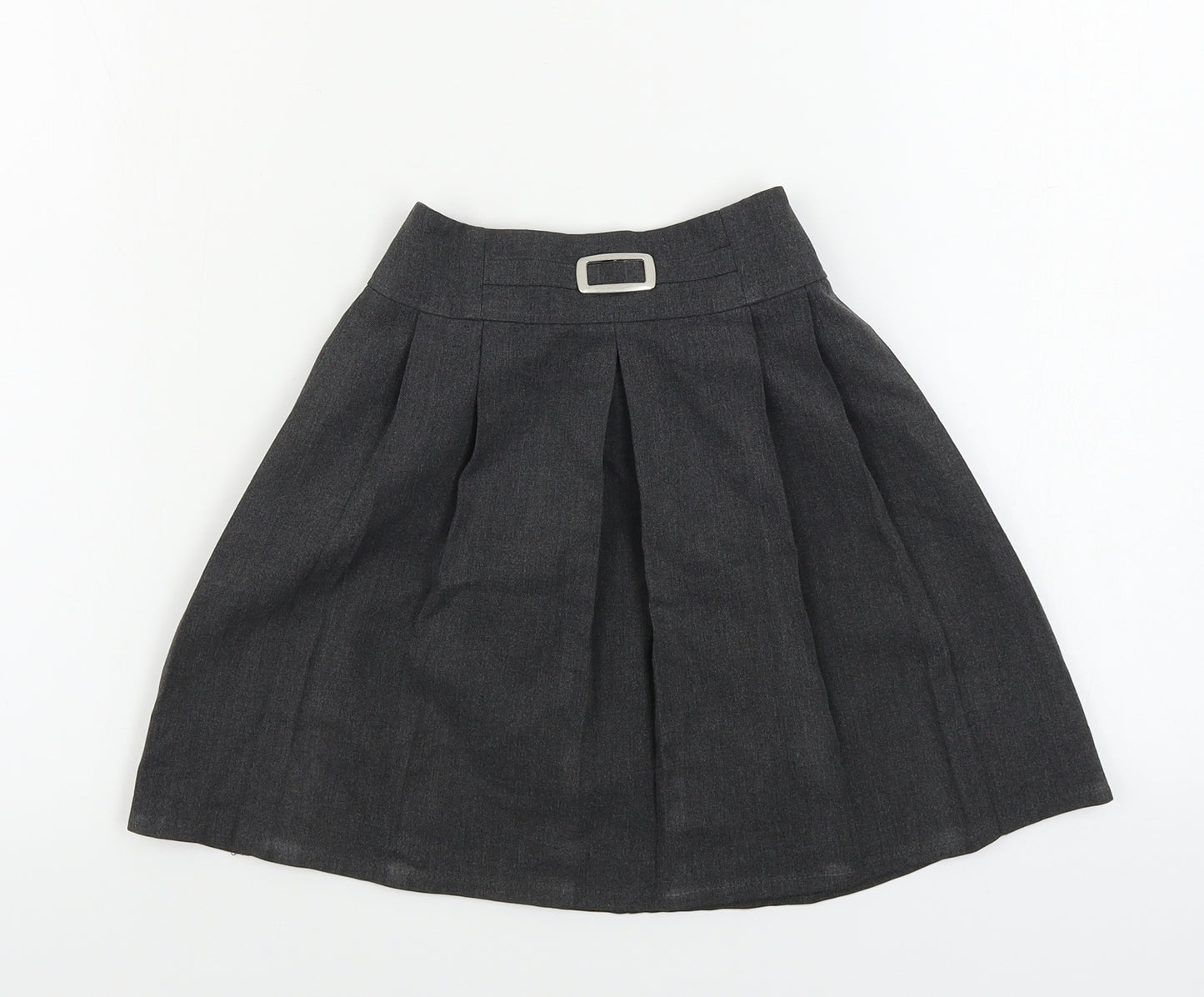 Marks and Spencer  Girls Grey   A-Line Skirt Size 8-9 Years