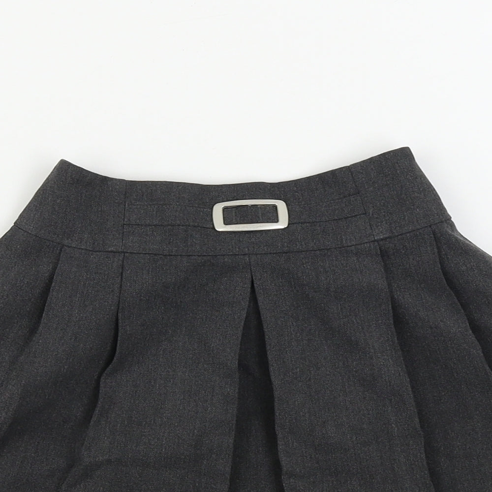 Marks and Spencer  Girls Grey   A-Line Skirt Size 8-9 Years