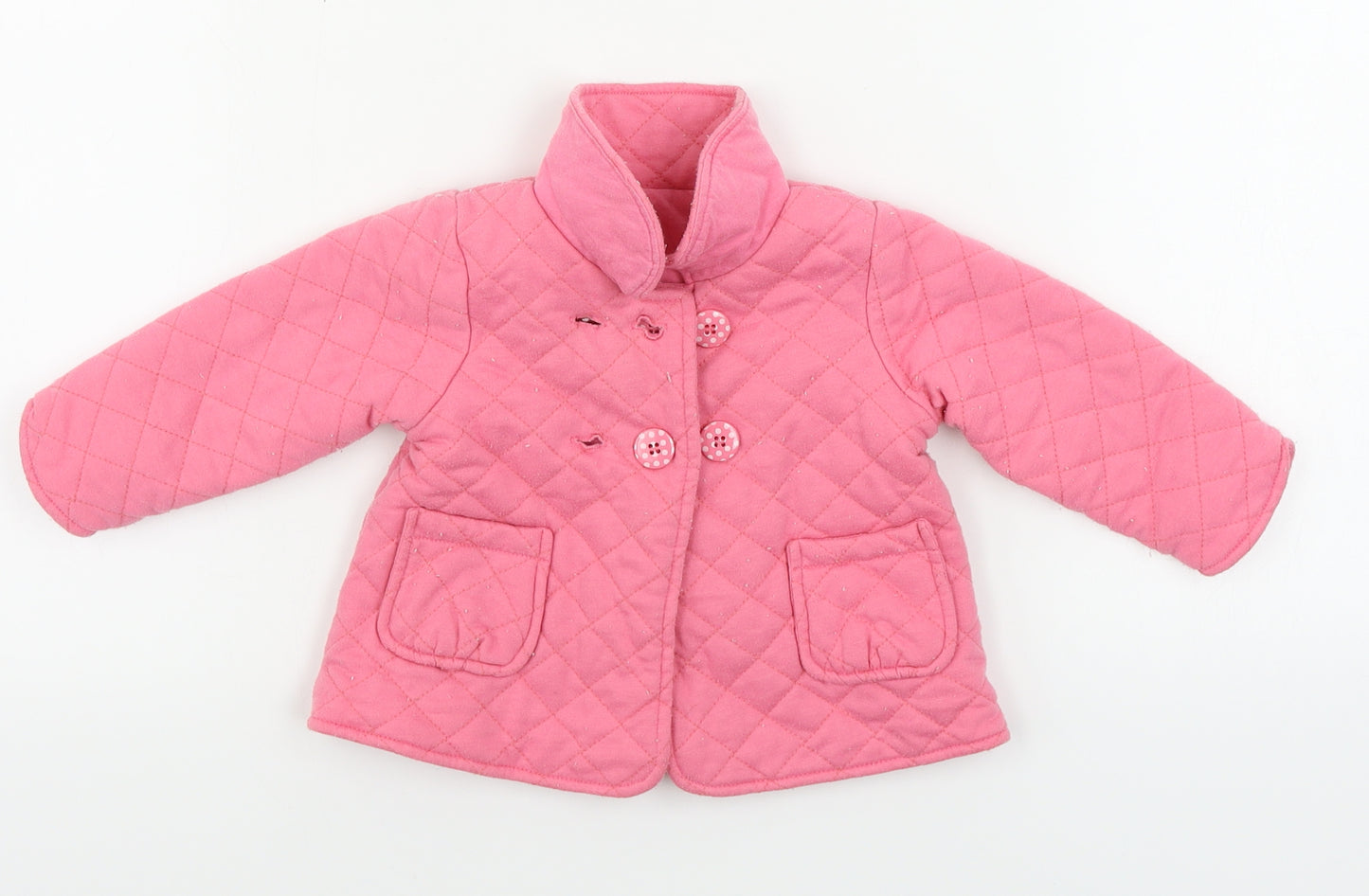 Nutmeg Girls Pink   Cardigan Jumper Size 6-9 Months