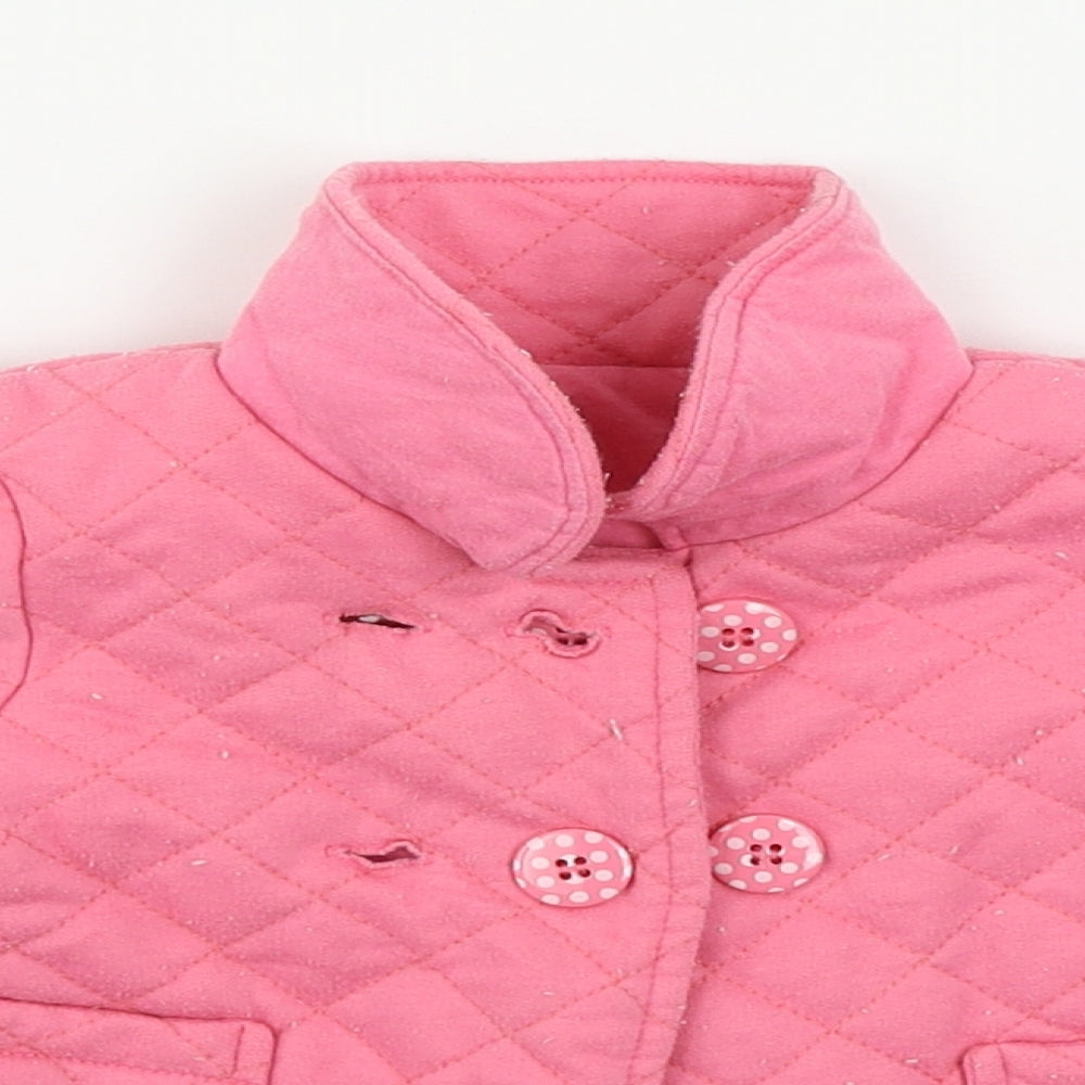 Nutmeg Girls Pink   Cardigan Jumper Size 6-9 Months