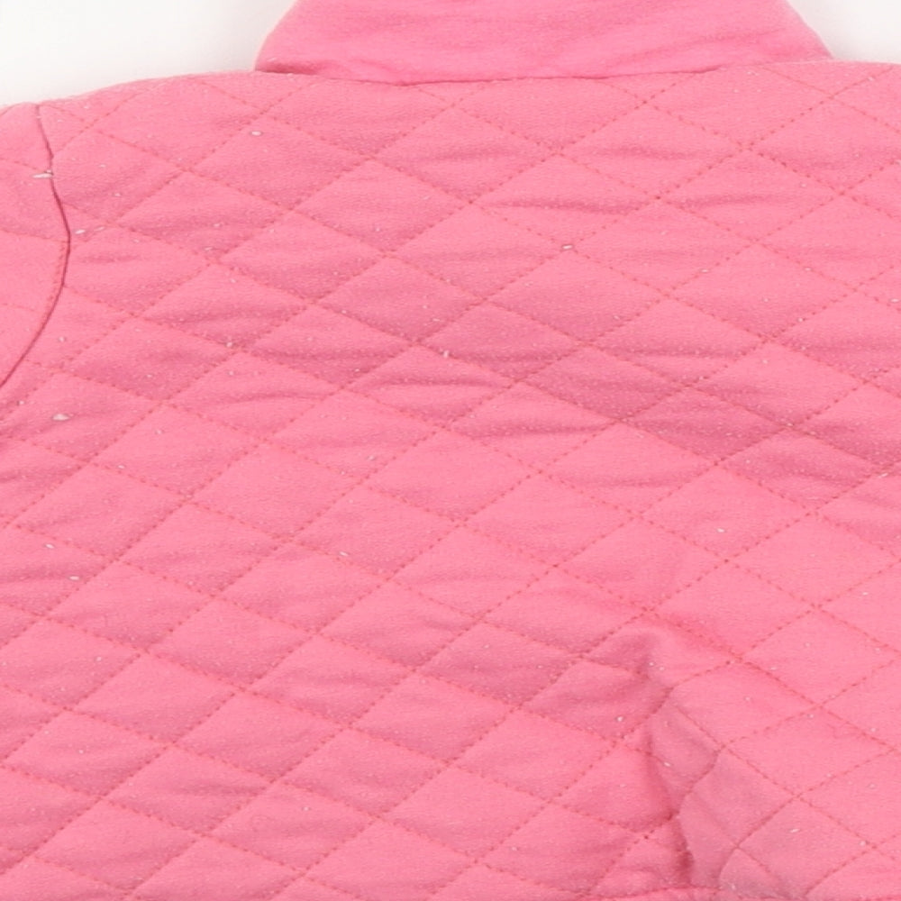 Nutmeg Girls Pink   Cardigan Jumper Size 6-9 Months