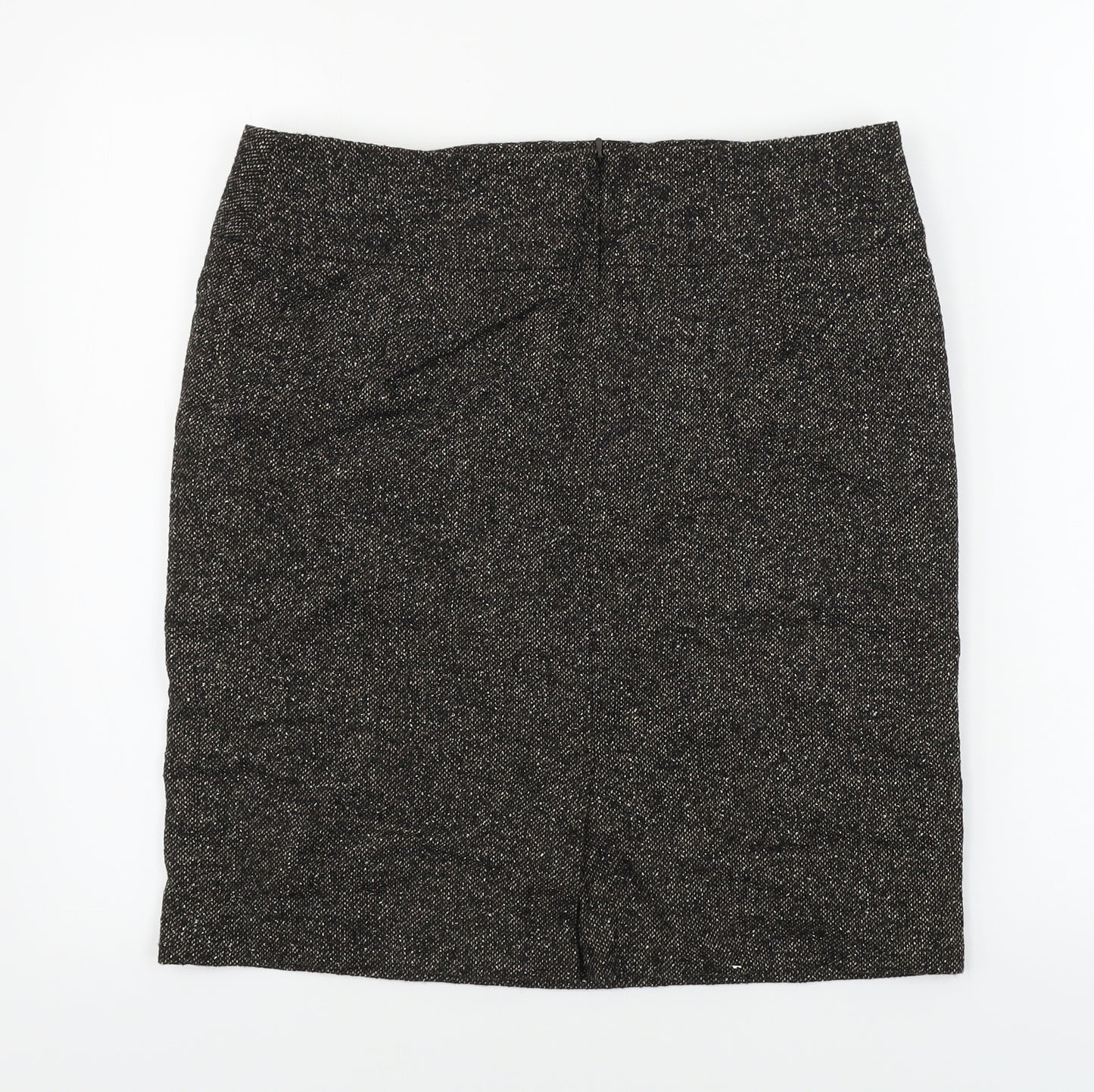 Hallhuber  Womens Brown   Bandage Skirt Size 12
