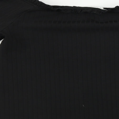 Candy Girls Black   Basic T-Shirt Size 14 Years