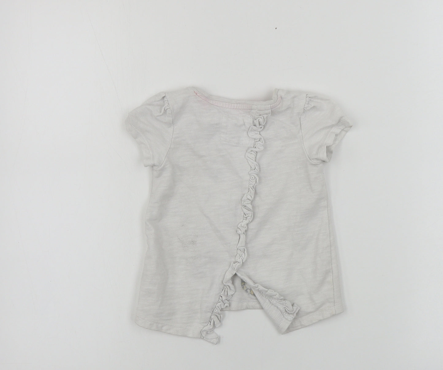TU Boys White   Basic T-Shirt Size 2-3 Years