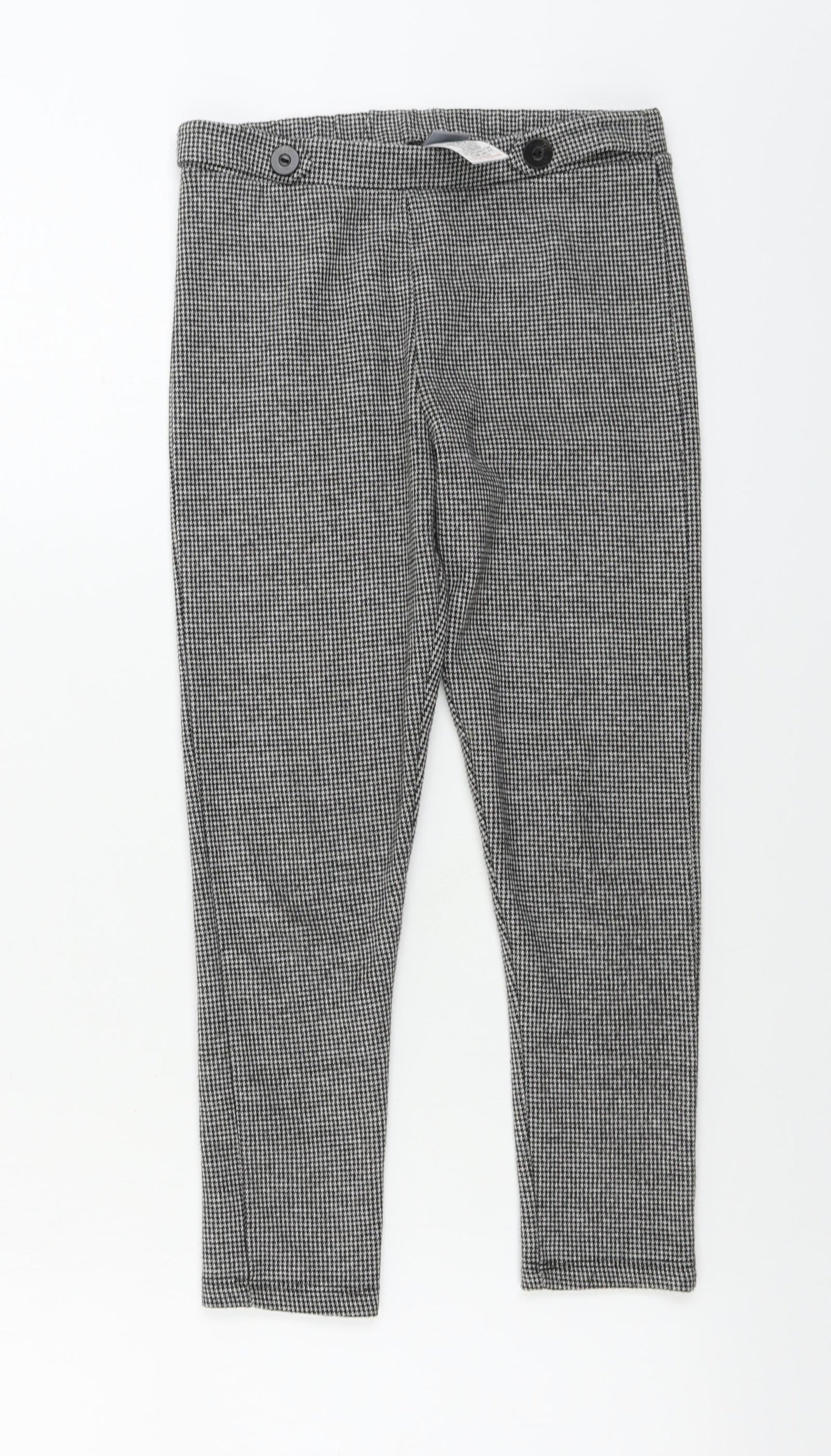 NEXT  Girls Grey Check   Trousers Size 9 Years