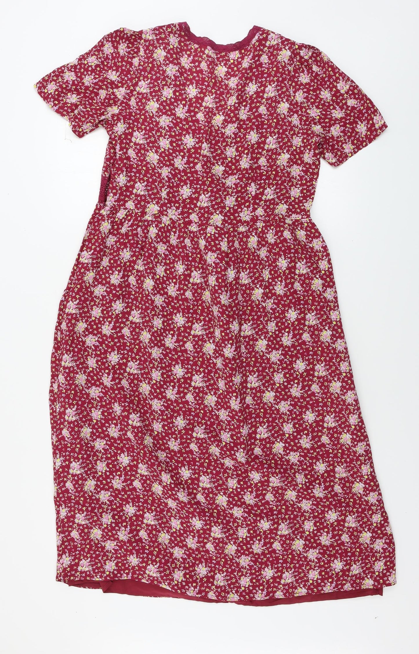 RR Womens Purple Floral  A-Line  Size 14