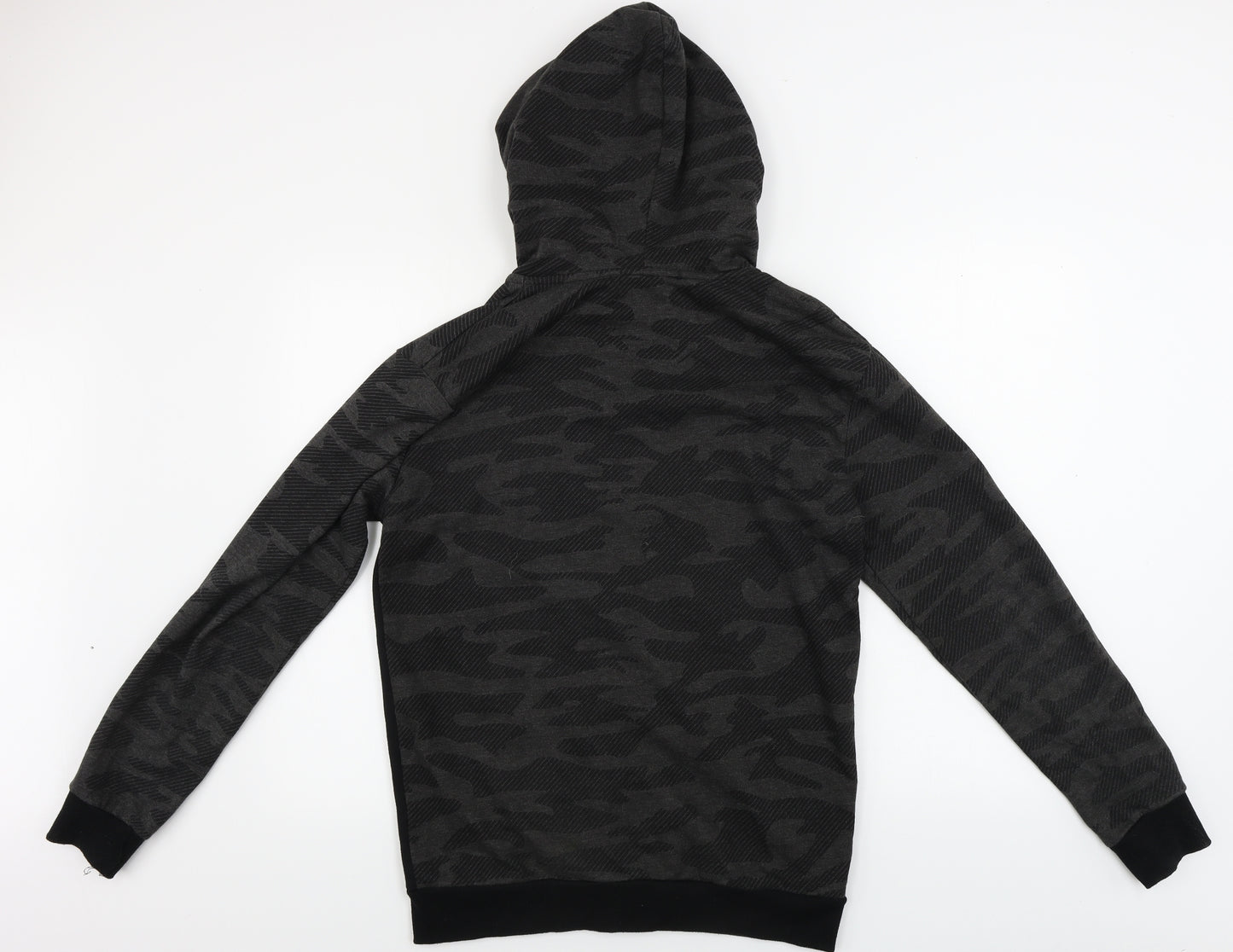 pep&co Mens Black   Full Zip Hoodie Size S