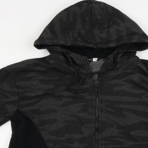 pep&co Mens Black   Full Zip Hoodie Size S