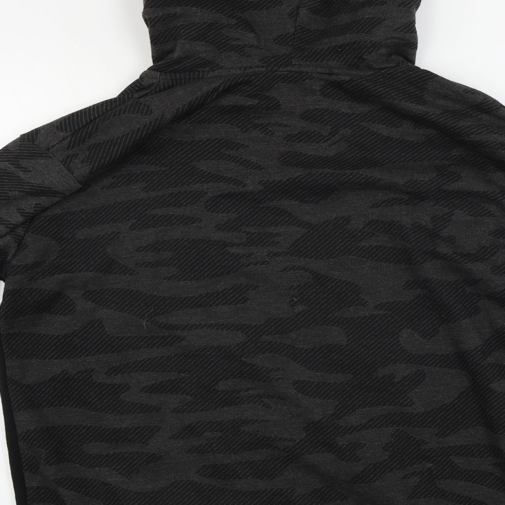 pep&co Mens Black   Full Zip Hoodie Size S